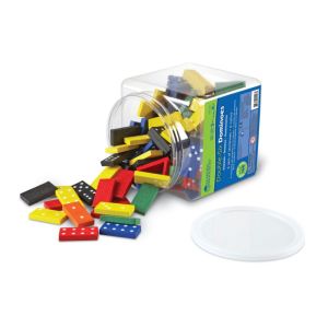 Гигантско домино, 168 цветни плочки Learning Resources