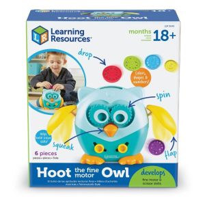 Learning Resources Играчка за фина моторика, Кресливата сова