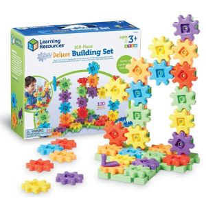 Конструктор със зъбни колела, 100 части, Learning Resources