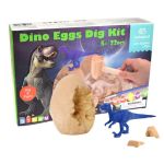 Комплект с динозаври в яйца за оцветяване, Tooky Toy