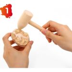 Tooky Toy Комплект с динозаври в яйца за оцветяване - Image 3