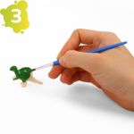 Tooky Toy Комплект с динозаври в яйца за оцветяване - Image 5