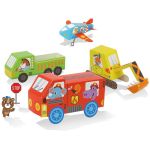 Tooky Toy Комплект с 3D оригами с превозни средства - Image 4