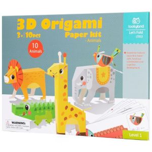Tooky Toy Комплект 3D оригами с животни