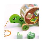 Andreu Toys Костенурка за дърпане със сортер - Image 3