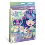 Nebulous Stars Книжка за рисуване със стикери и шаблони, Ненуфия