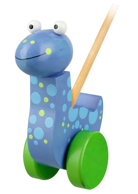 OTT02441-butalka-sin-dinozavar Дървена буталка Диплодок, Orange Tree Toys