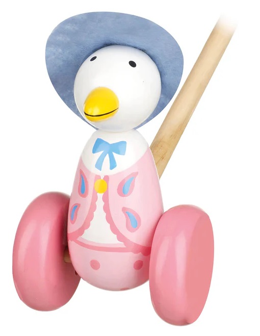 OTT02462-dyrvena-butalka-pate-jemima-zaicheto-pitar Дървена буталка Патето Джемайма, Peter Rabbit, Orange Tree Toys