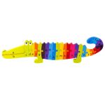 Дървен пъзел крокодил, Азбука, Orange Tree Toys
