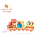 Дървено влакче с цветни блокчета, Orange Tree Toys - Image 2