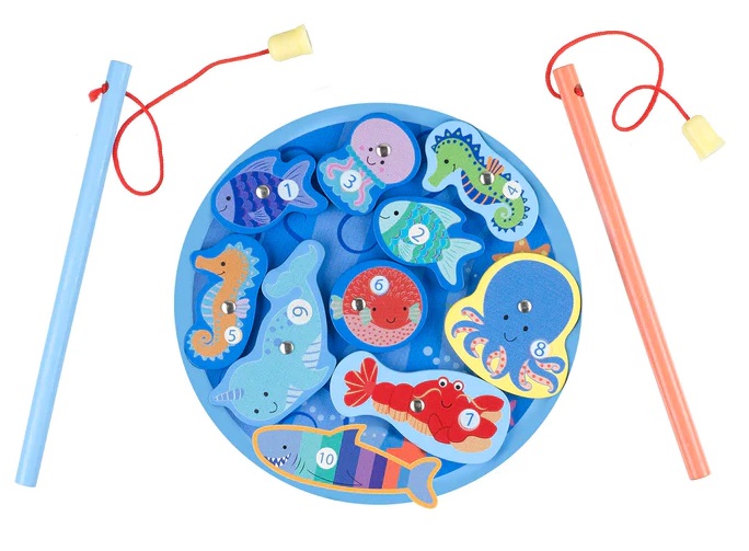 OTT13981-dyrvena-igra-magniten-ribolov-orange-tree-toys Дървена магнитна игра на риболов, Orange Tree Toys, OTT13981