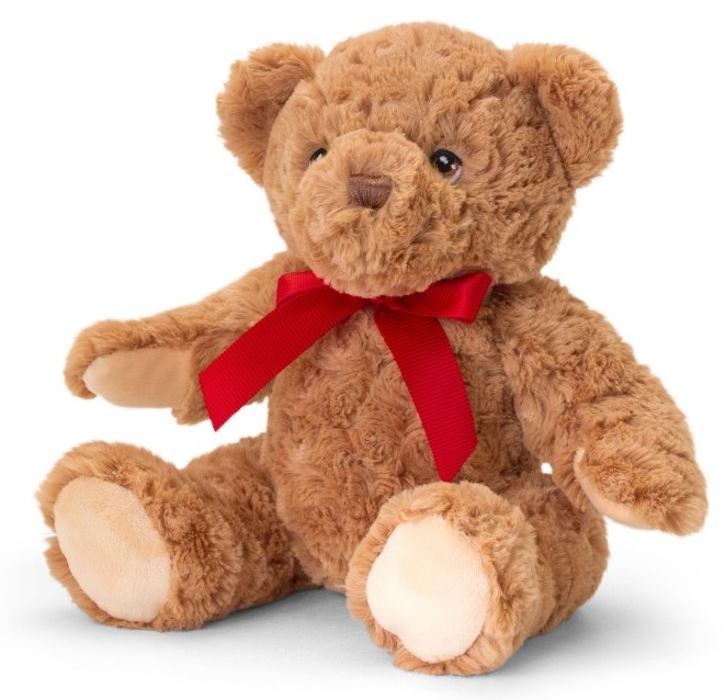 SE6358-plusheno-meche-s-pandelka-20-sm-keel-toys-keeleco Плюшено мече с панделка, 20 см - Keel Toys