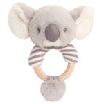 Бебешка дрънкалка с ринг, Коала, 14 см - Keel Toys