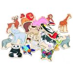 Lelin Toys Дървени магнитни животни - Image 2