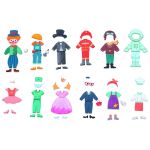 Lelin Toys Магнитна игра Облечи ме - Image 3