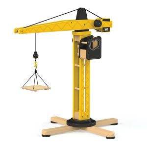 BIGJIGS Дървен строителен кран