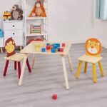 Детска маса с 2 столчета, Animals, Ginger Home - Image 7
