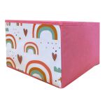 Дървена етажерка с 9 текстилни кутии за съхранение, Ginger Home - Image 6