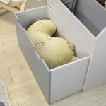 Дървена етажерка с рафтове за книжки и ракла за играчки, Ginger Home - Image 7