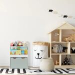 Дървена етажерка с рафтове за книжки и ракла за играчки, Ginger Home - Image 5