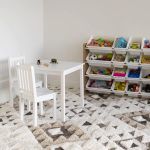 Комплект детска маса с 2 столчета, Бели, Ginger Home - Image 7