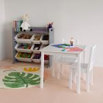 Комплект детска маса с 2 столчета, Бели, Ginger Home - Image 8