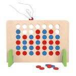 Tooky Toy Дървена игра, Четири в редица - Image 2