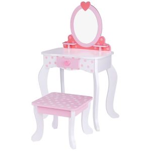 Детска дървена тоалетка със столче, Tooky Toy TK462