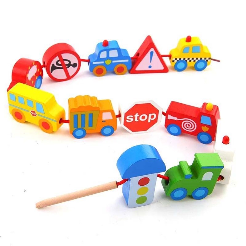 TKB512-BY-1-tooky-toy-dtrveni-figuri-za-nanizvane-prevozni-sredstva Дървени фигури за нанизване с превозни средства, Tooky Toy