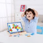 Tooky Toy Двустранна магнитна дъска с цветни фигури - Image 3