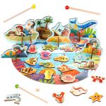 Tooky Toy Магнитна игра/пъзел на риболов
