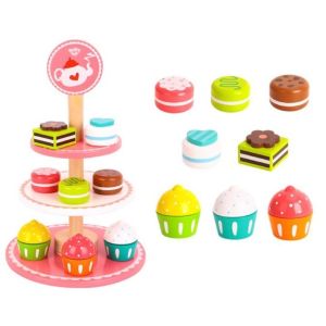 Детски дървен поднос със сладкиши, Tooky Toy TY991