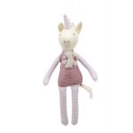 Мека парцалена кукла, Еднорог с бебе, 30 см - The Puppet Company
