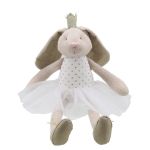 Мека играчка, Зайче с рокля и корона, 43 см, The Puppet Company - Image 2