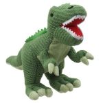 Мек плетен динозавър T-Rex, 32 см - The Puppet Company