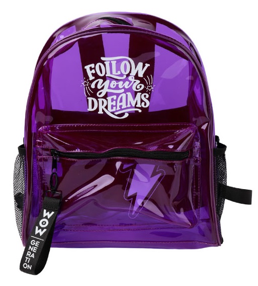WOW00047-detska-prozrachna-ranitza-wow WOW Прозрачна раница за разходка, Follow your dreams - Image 1