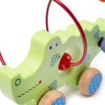 Bigjigs Дървено крокодилче с лабиринт - Image 2
