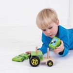 Дървена играчка, Трактор - Bigjigs - Image 3