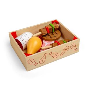 BIGJIGS Дървени месни продукти за готвене