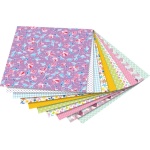 Folia Блокче с цветни хартии за оригами, Springtime - Image 5