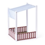 Дървена къща за кукли Малибу Woody