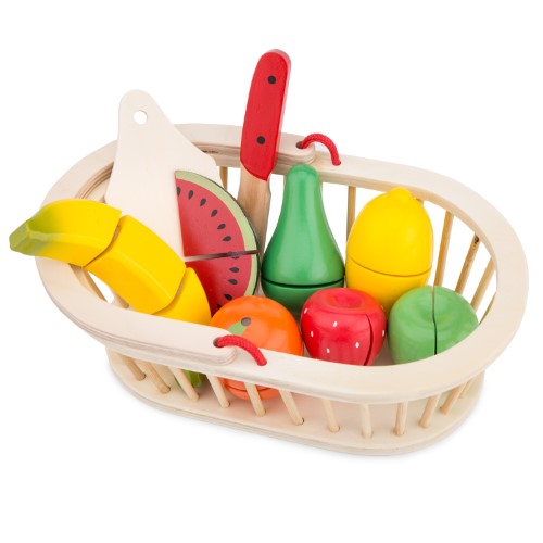 darvena-koshnitsa-s-plodove-za-rayzane-new-classic-toys-10588-3 Дървена кошница с плодове