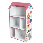 Дървена етажерка за играчки и книги, Къща, Ginger Home 1