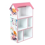 Дървена етажерка за играчки и книги, Къща, Ginger Home