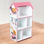 Дървена етажерка за играчки и книги, Къща, Ginger Home 3