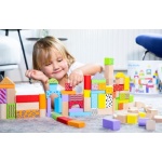 Дървен конструктор Фантазия, 100 бр. New Classic Toys 2