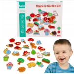 Дървени магнити градина, Lelin toys