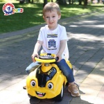 Technok Toys Детска кола с музикален волан, жълта - Image 6