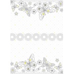 Folia Комплект за изработка на 3D картички, Пеперуди - Image 4