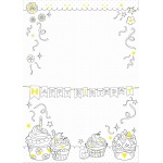 Folia Комплект за изработка на 3D картички, Рожден ден - Image 3